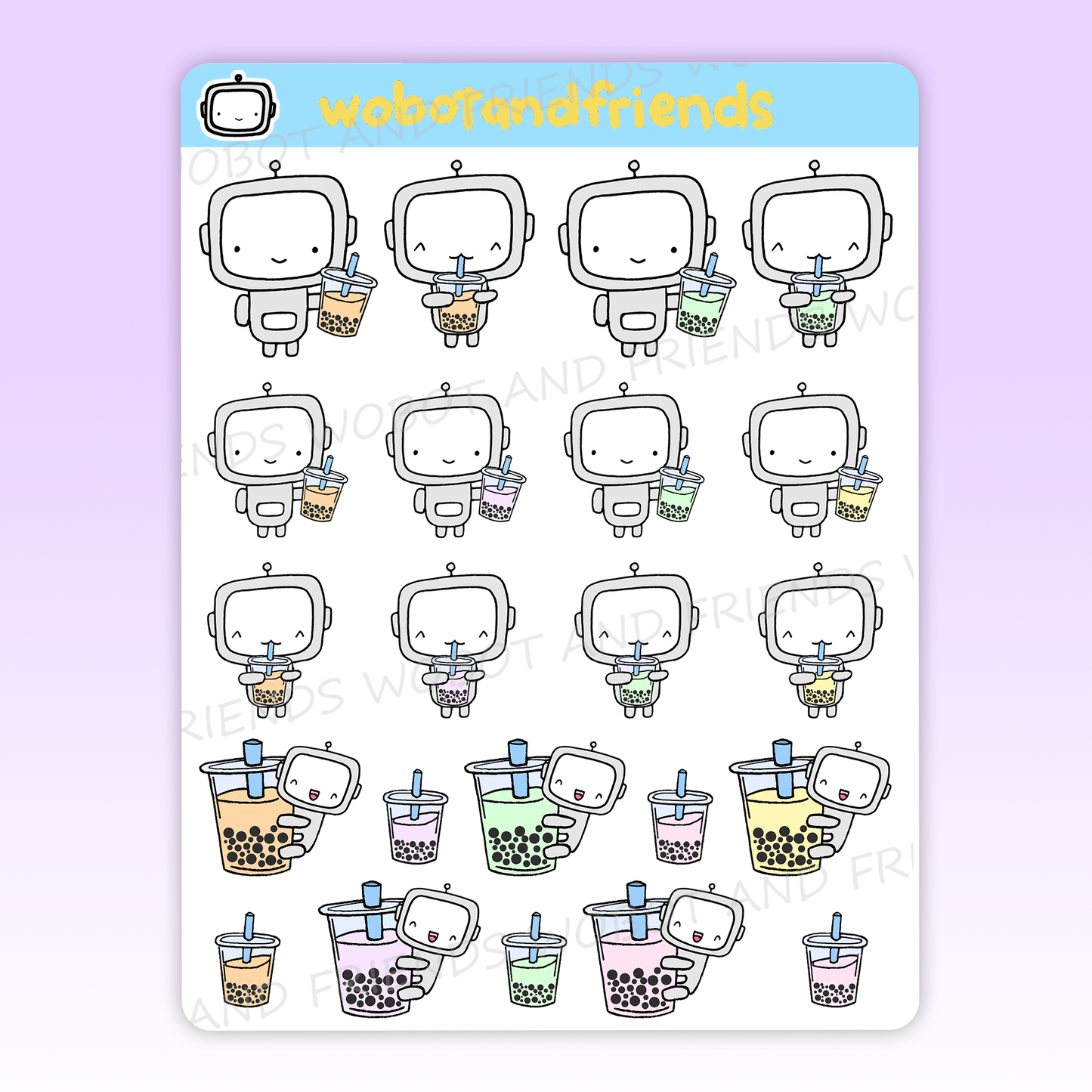 Boba Lover Wobots - C09