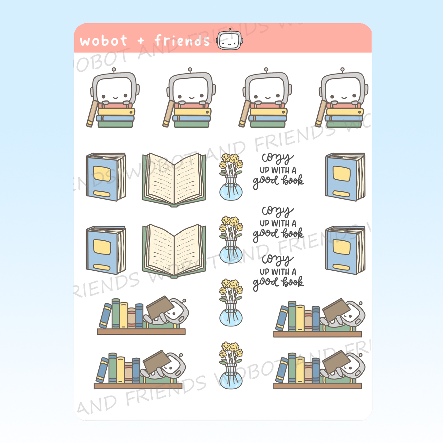 Book Lover Wobots - B14