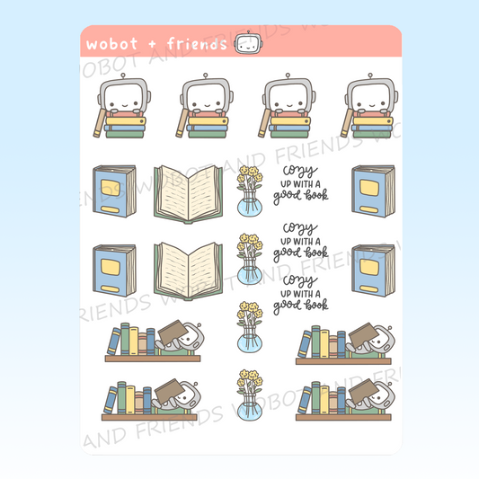 Book Lover Wobots - B14