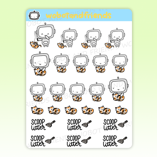 Cat Wobots (Calico Cat) - C23