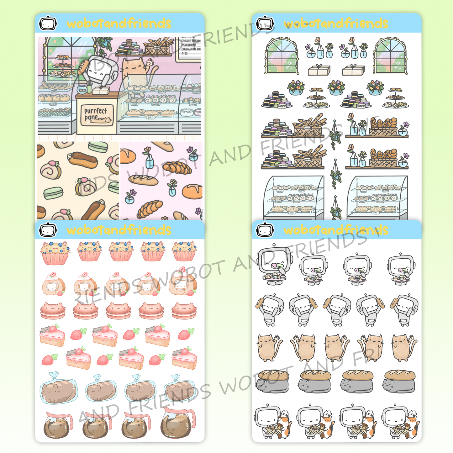 Purrfect Pane Cat Cafe & Bakery Mini Kit