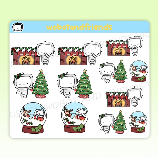 Christmas Night Wobots - H19