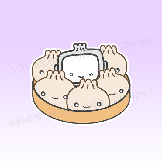 Dumplingbots Vinyl Sticker
