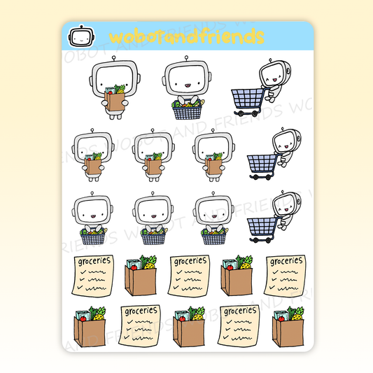 Grocery Shopping Wobots - B10