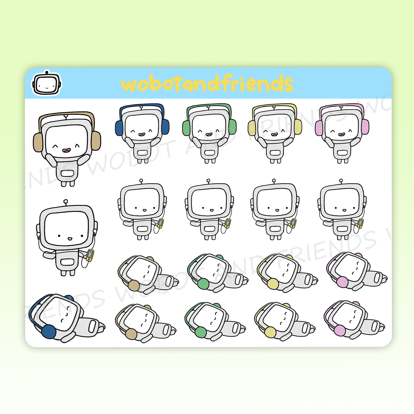 Headphones Wobots - B15