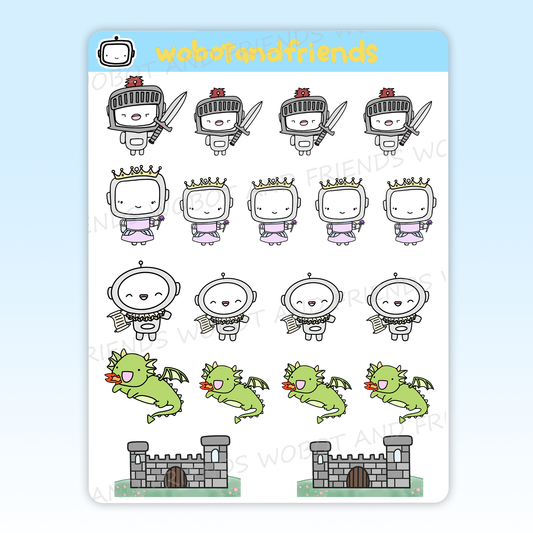 Knights & Dragons Wobots - D15