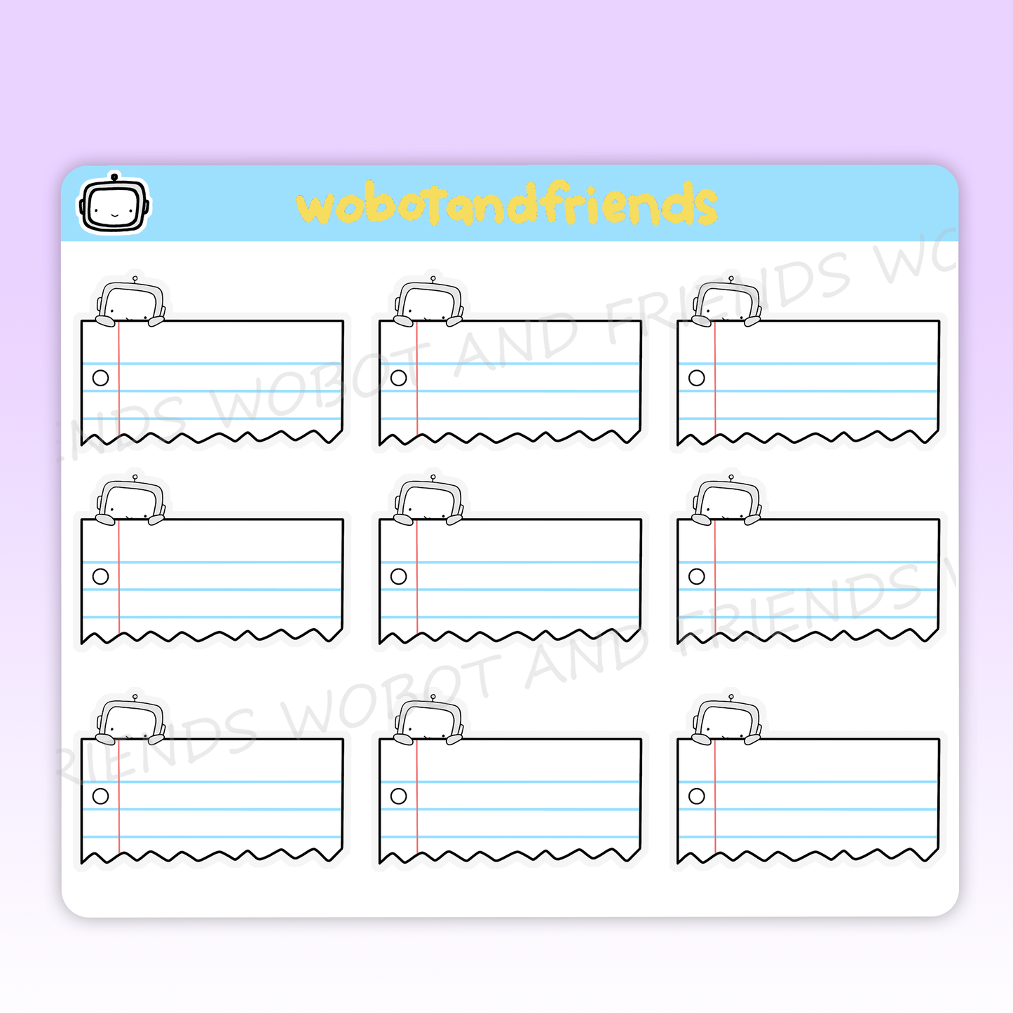 Looseleaf Banner Wobot - F17
