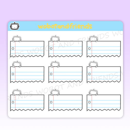 Looseleaf Banner Wobot - F17