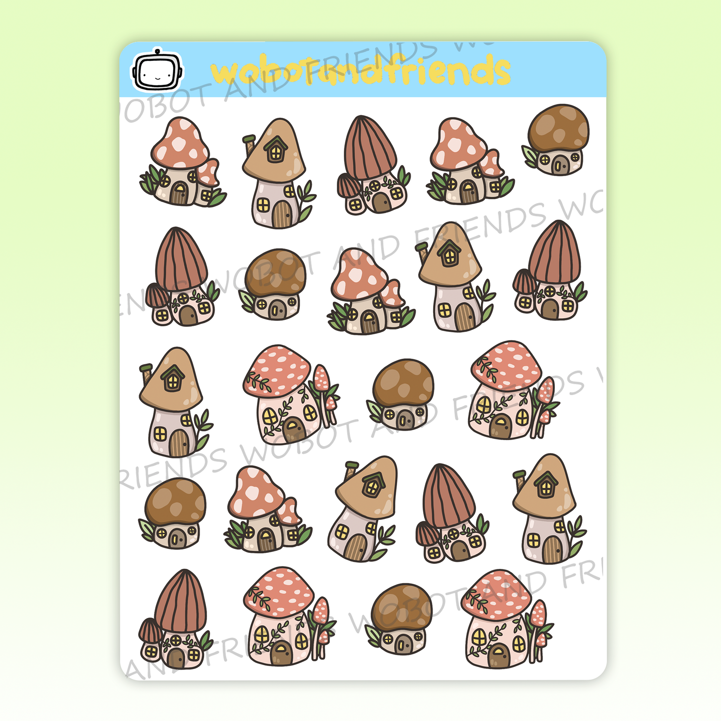 Mushroom Forest Houses - N02