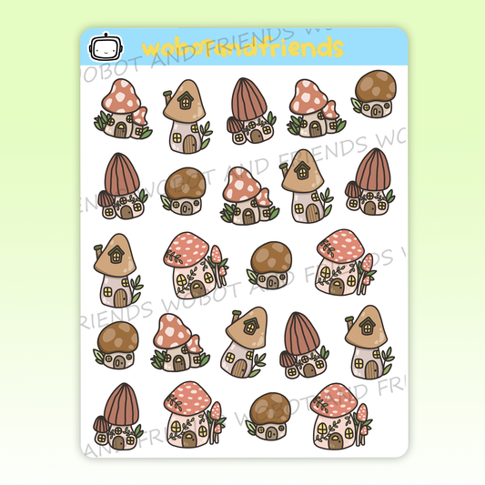 Mushroom Forest Houses - N02