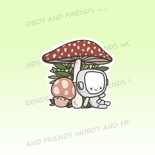 Under the Mushroom - Vinyl Sticker
