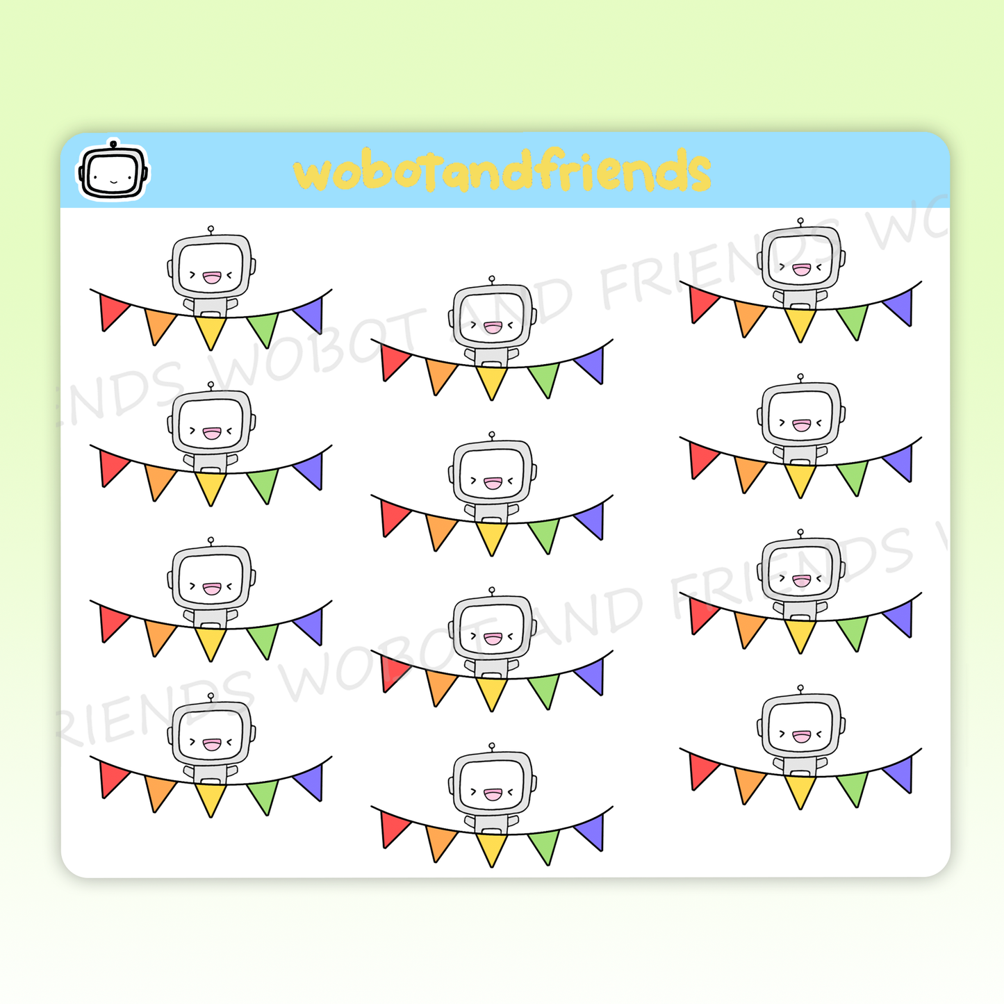 Rainbow Banner Wobots - M11