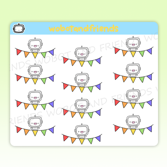 Rainbow Banner Wobots - M11