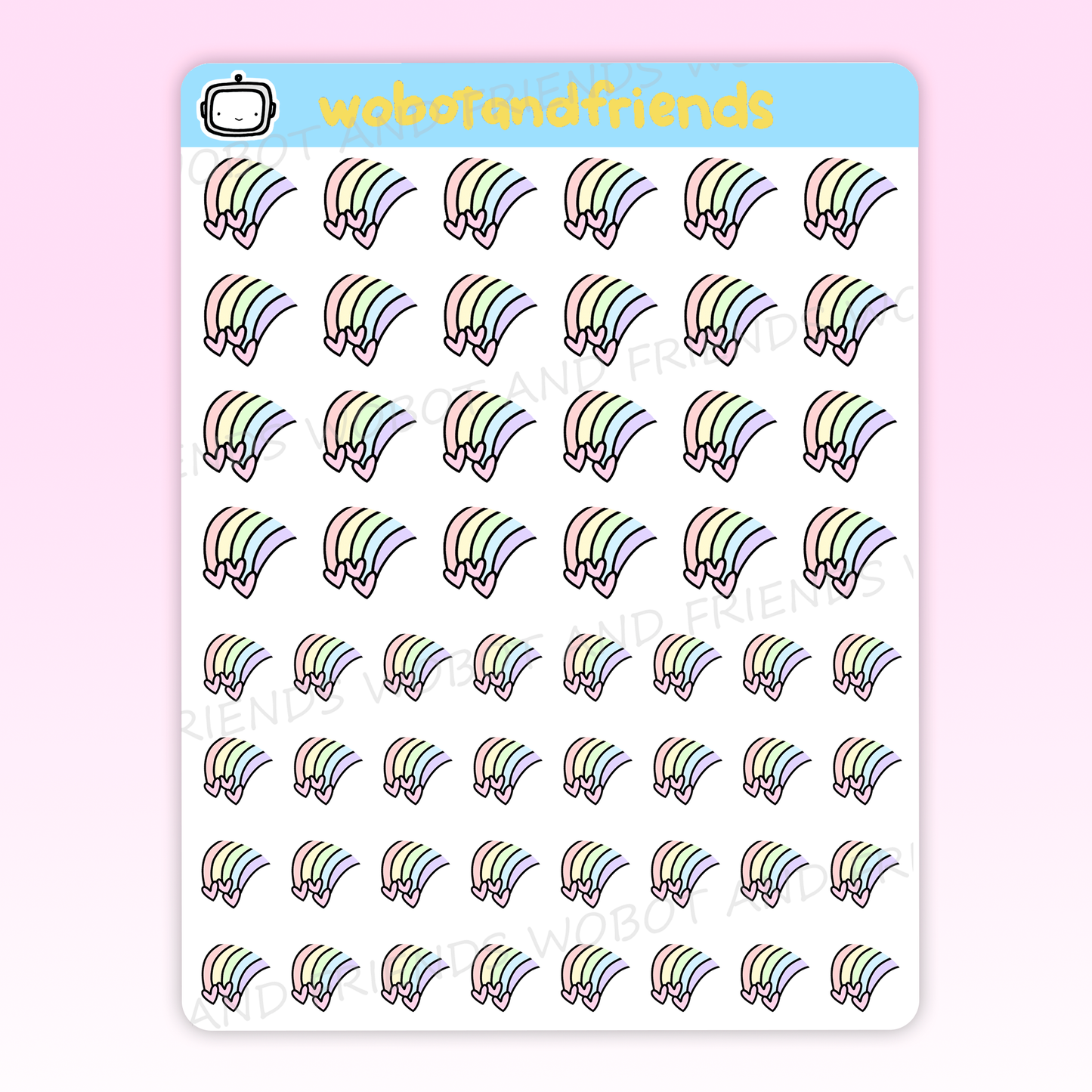 Rainbow Hearts - P27