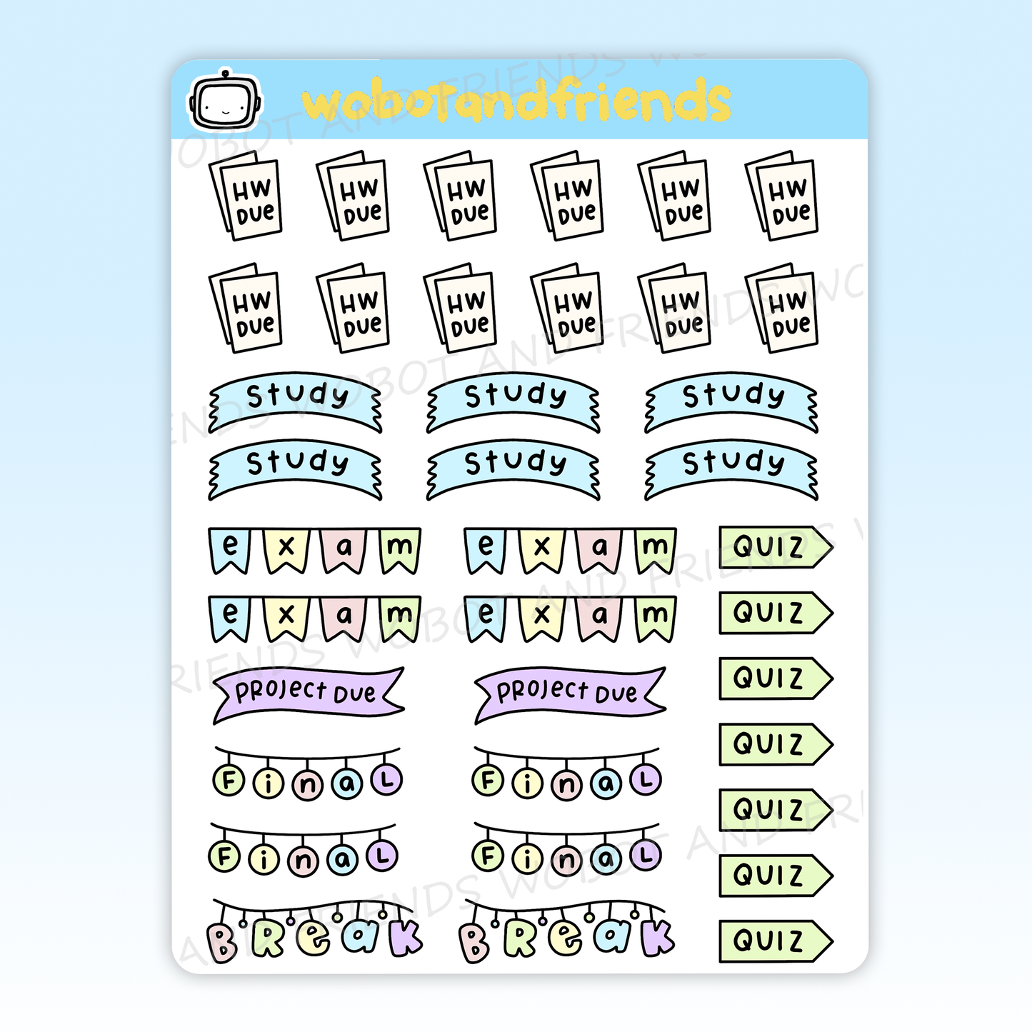 Student Reminders - P53