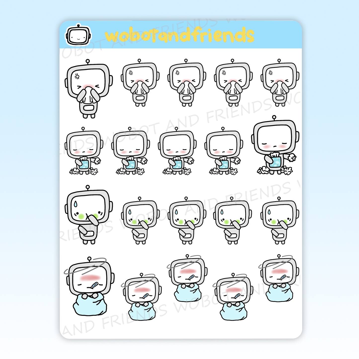 Sick & Allergies Wobots - B32