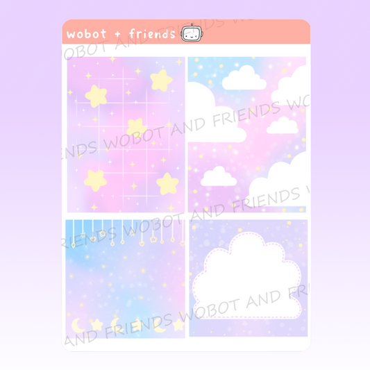 Sleepy Dreams Pattern Panels - B51