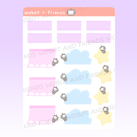 Sleepy Dreams Functional Stickers - F38