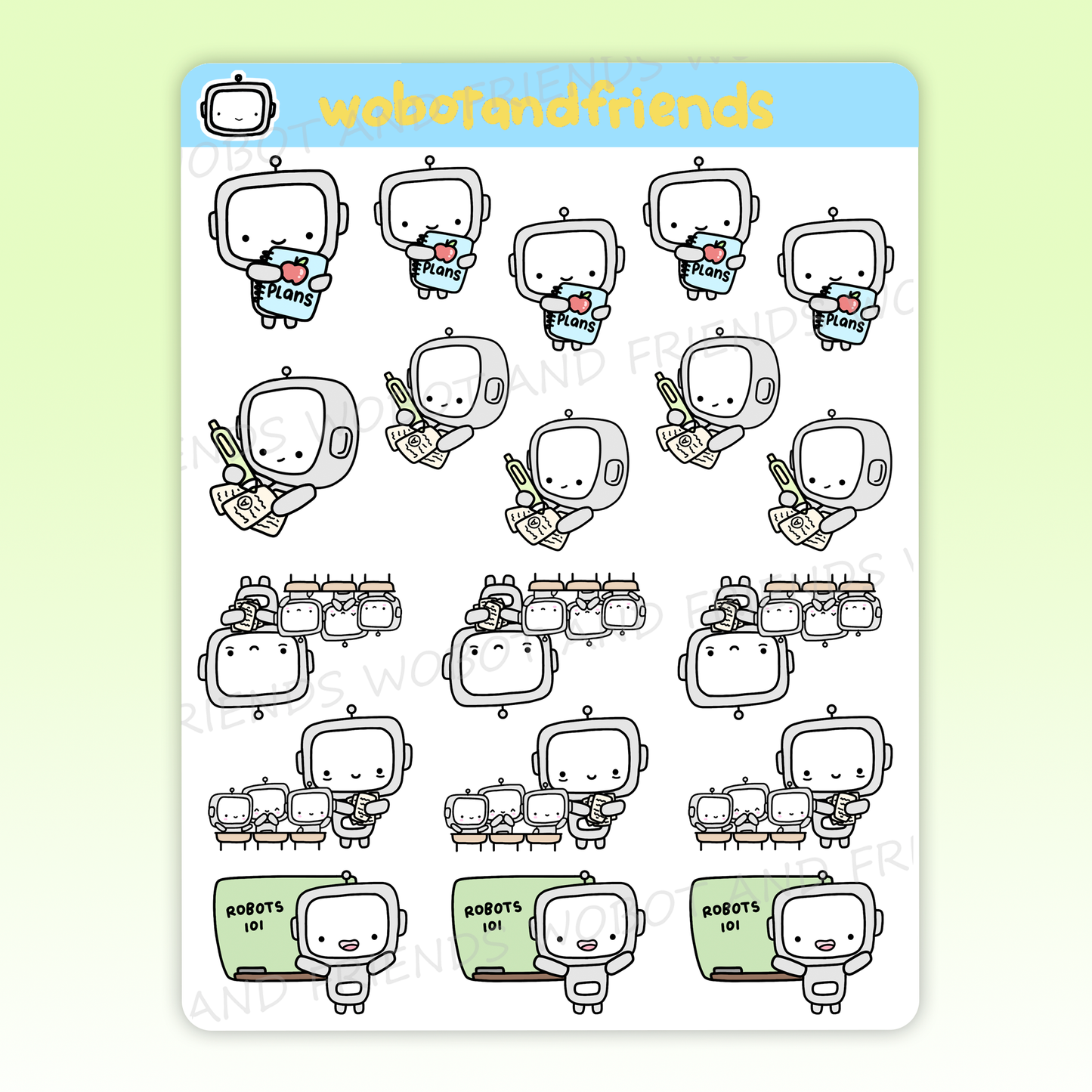 Teacher Life Wobots - B34