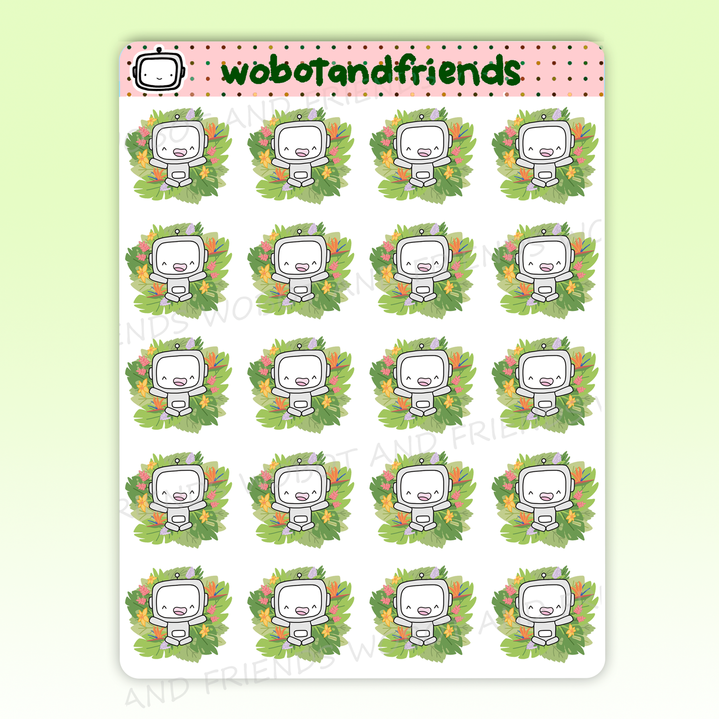 Tropical Plants Wobots - D31