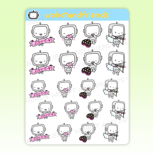Valentine's Day Wobots - H23