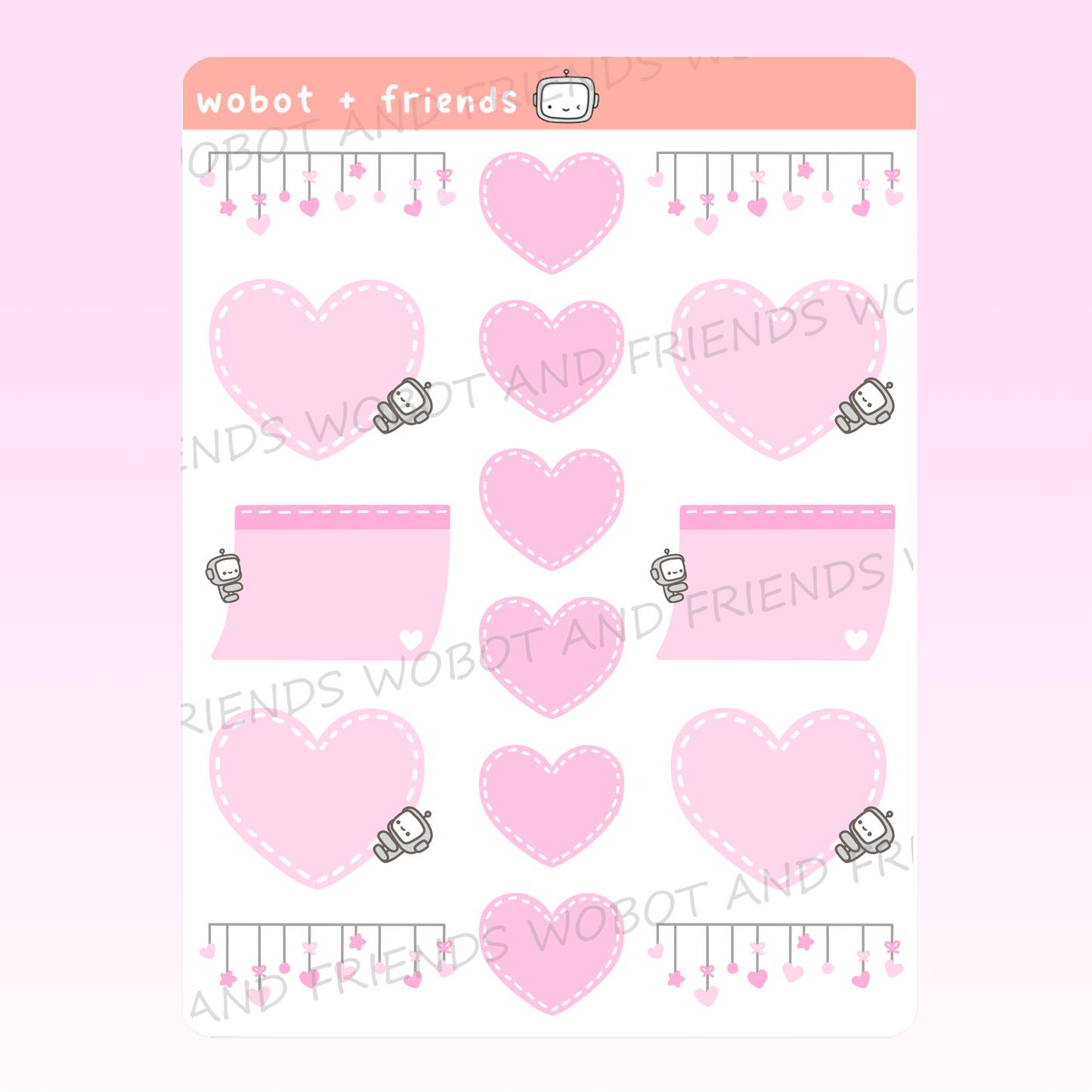 Heart Functional Stickers - F41