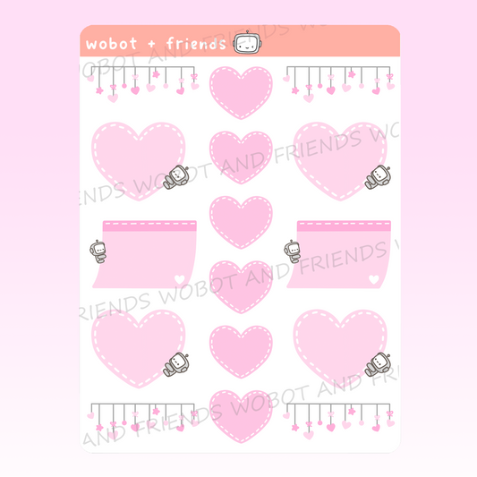 Heart Functional Stickers - F41