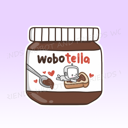 Wobo-tella Vinyl Sticker