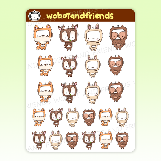 Woodland Creature Onesies - D32